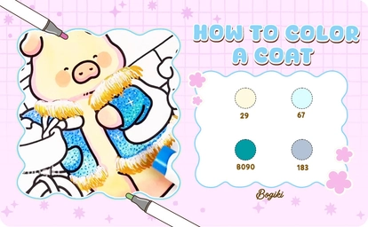 Coat Drawing Tutorial: Adding Magic with Furry Trim and Glittery Details