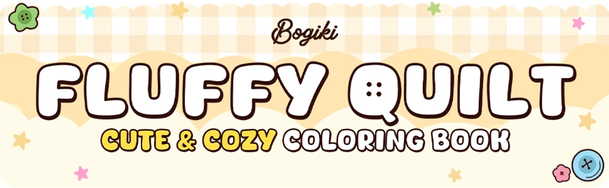 Fluffy Quilt Coloring Book - content plus - 0