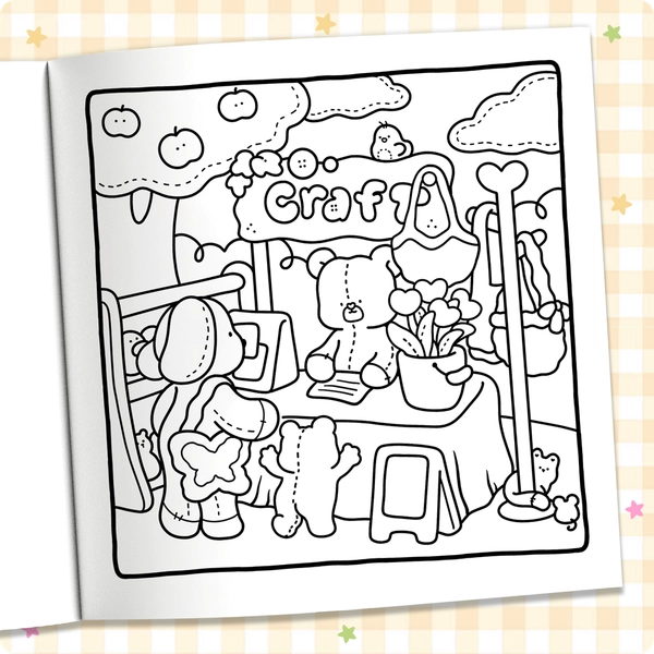 Fluffy Quilt Coloring Book - 4