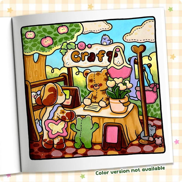 Fluffy Quilt Coloring Book - 5