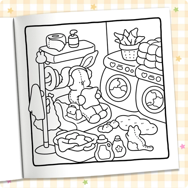 Fluffy Quilt Coloring Book - 6