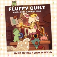 Thumbnail Fluffy Quilt Coloring Book - 1