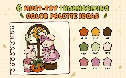 6 Must-Try Thanksgiving Color Palette Ideas for Coloring Pages