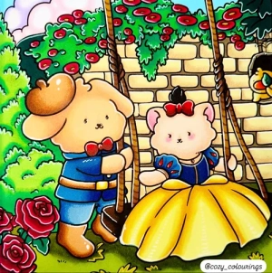 Gallery template image - Sweetheart: Coloring Book For Couple | Free Color Pages Printable