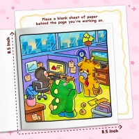 Thumbnail Fuzzy Workies Coloring Book - 3