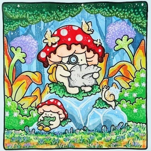 Gallery template image - Bliss Mushrooms, Stress Relief Coloring Books| Color Pages Free