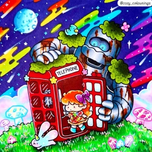 Gallery template image - Fantasy Land: Magical Worlds Coloring Book | Coloring Pages Free Print