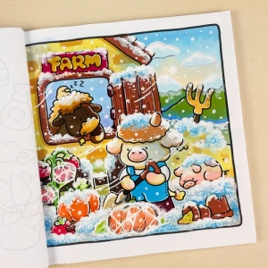 Gallery template image - Cozy Winter Cute & Comfy Coloring Book for Adults | Free Coloring Pages