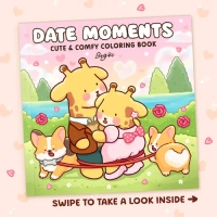 Thumbnail Date Moments Coloring Book - 1