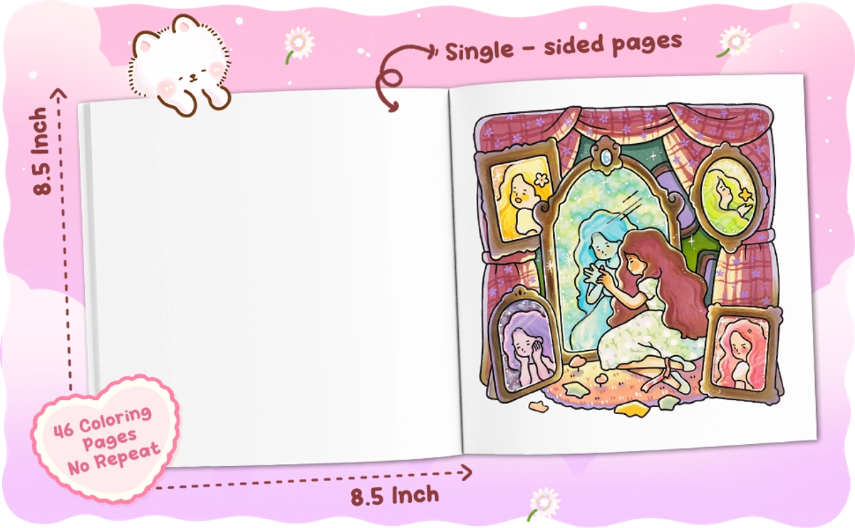 Soft Dreamy Coloring Book - content plus - 1