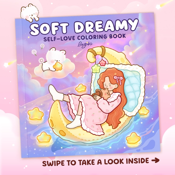 Soft Dreamy Coloring Book - 1