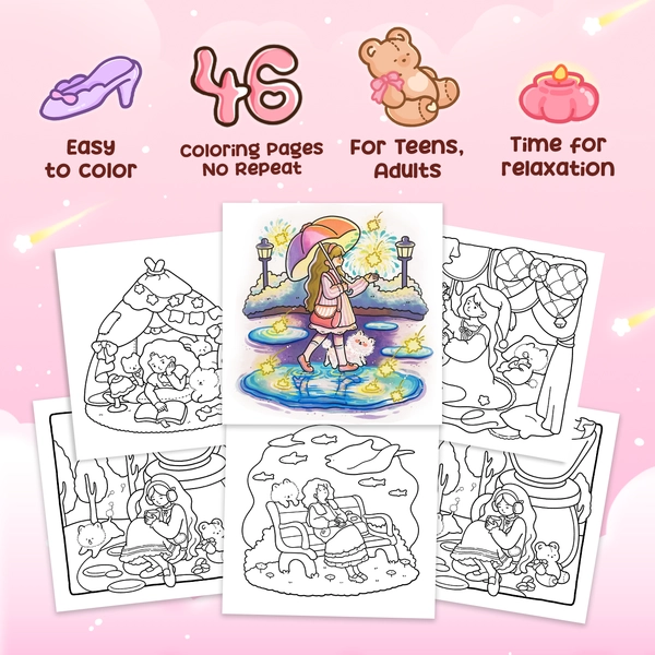 Soft Dreamy Coloring Book - 2