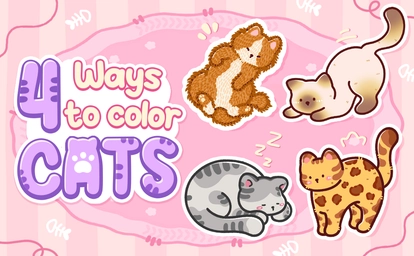 4 Cute Cat Drawing Ideas for Soft and Cozy Illustrations