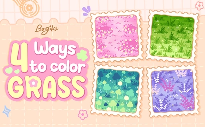 4 Easy Grass Drawing Ideas to Make Your Pages Look More Lively