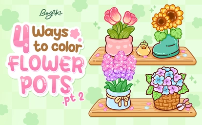 How to Draw a Flower Pot in 4 Easy Steps for Beginners