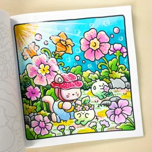 Gallery template image - Hygge Nature Super Cute and Fun Adult Coloring Book | Free Coloring Pages