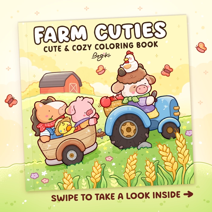 Farm Cuties Coloring Book - 1