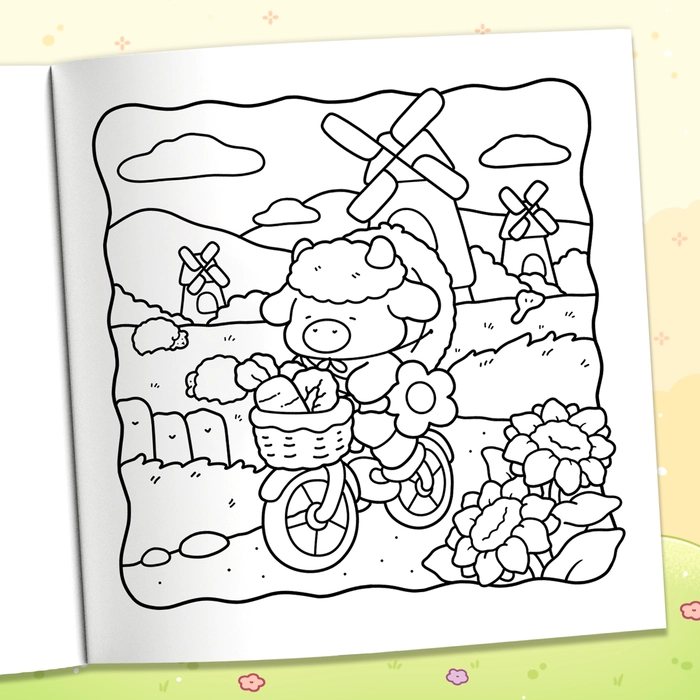 Farm Cuties Coloring Book - 6
