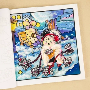 Gallery template image - Cuddly Winter Cozy Coloring Book For Adults | Free Coloring Pages