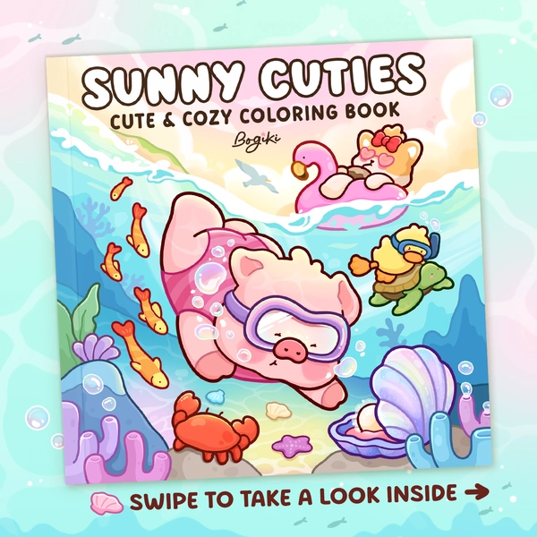 Sunny Cuties Coloring Book - 1