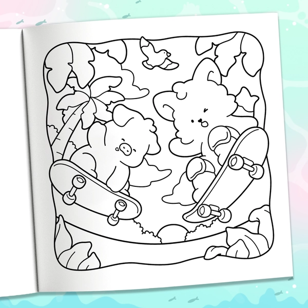 Sunny Cuties Coloring Book - 4