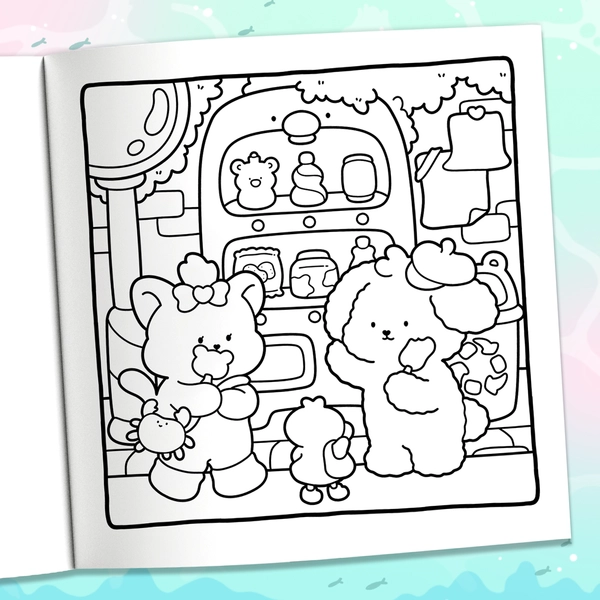 Sunny Cuties Coloring Book - 6