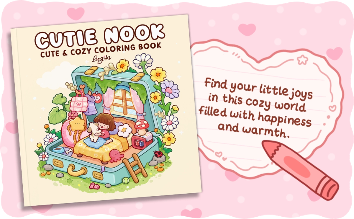 Cutie Nook Coloring Book - content plus - 0
