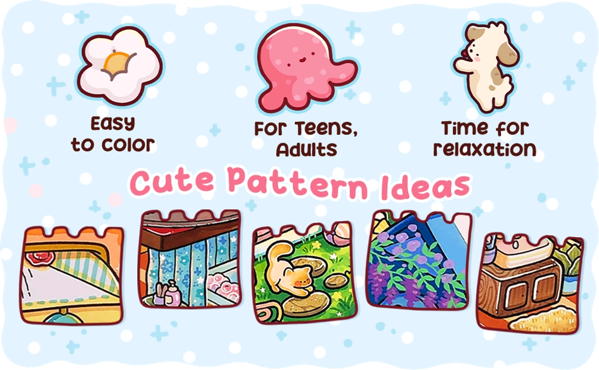 Cutie Nook Coloring Book - content plus - 4