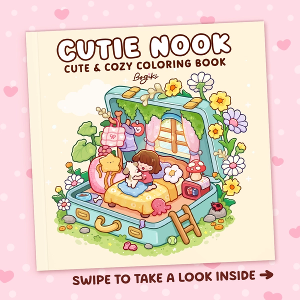 Cutie Nook Coloring Book - 1