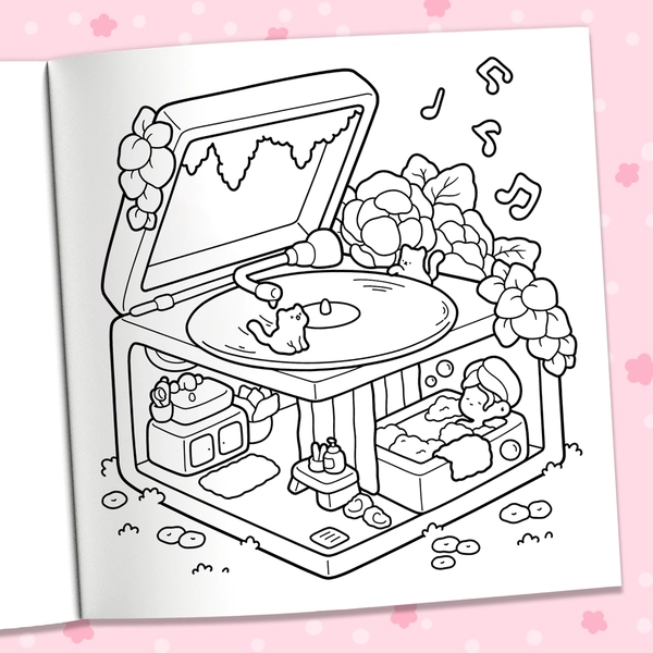 Cutie Nook Coloring Book - 4