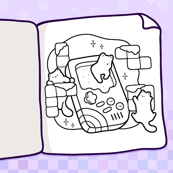 Nostalgic Cats Coloring Book - 4