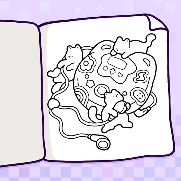 Nostalgic Cats Coloring Book - 6