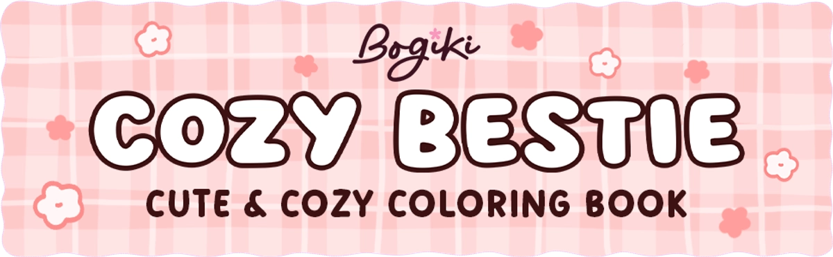 Cozy Bestie Coloring Book - content plus - 0