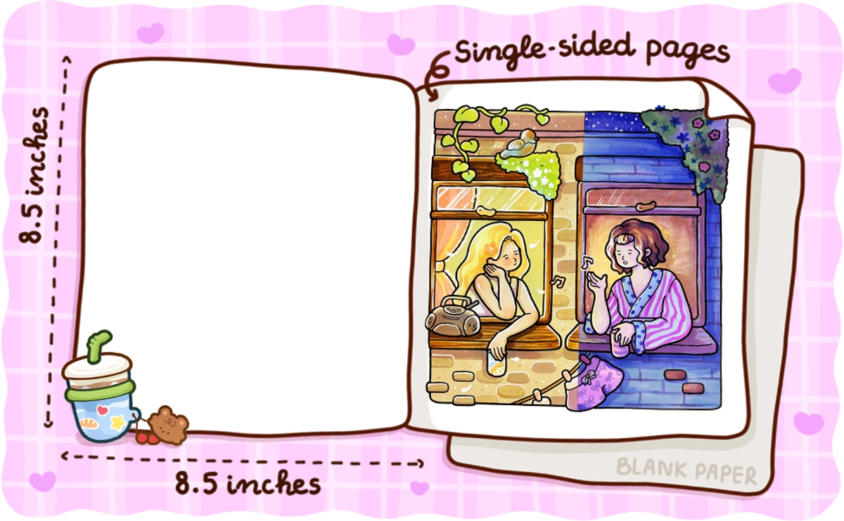 Cozy Bestie Coloring Book - content plus - 2