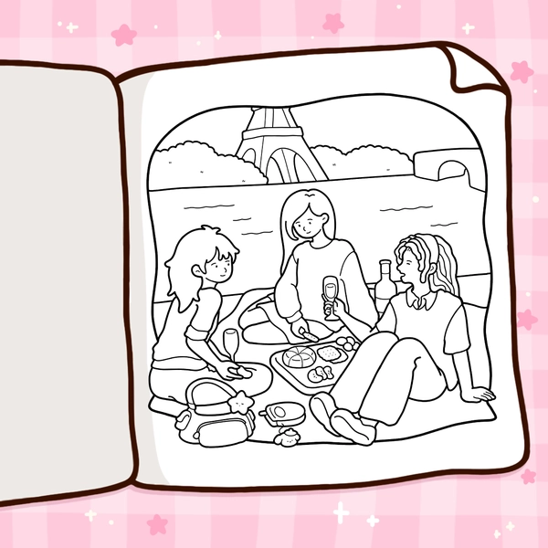 Cozy Bestie Coloring Book - 6