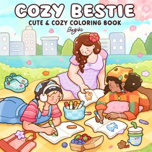 Cozy Bestie Coloring Book