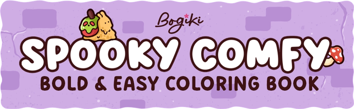 Spooky Comfy Coloring Book - 0