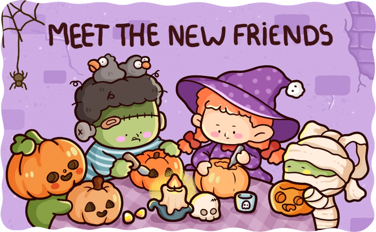 Spooky Comfy Coloring Book - 1