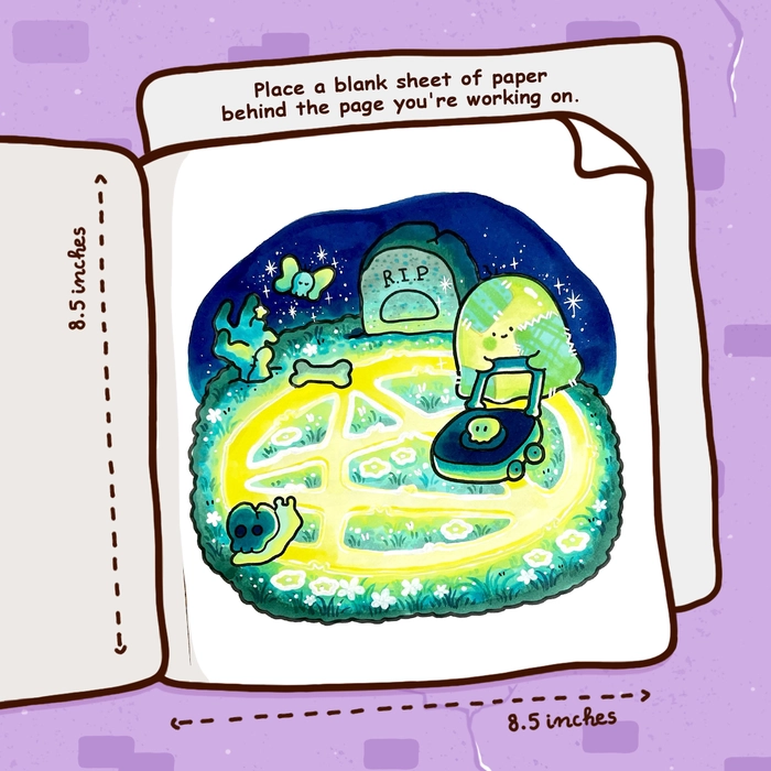Spooky Comfy Coloring Book - 3