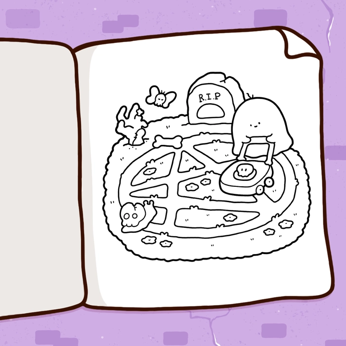 Spooky Comfy Coloring Book - 4