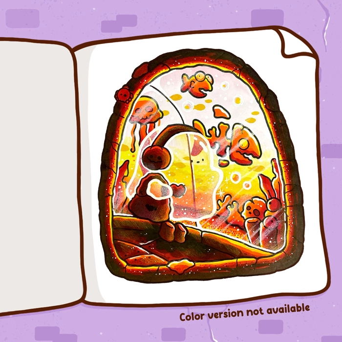 Spooky Comfy Coloring Book - 8