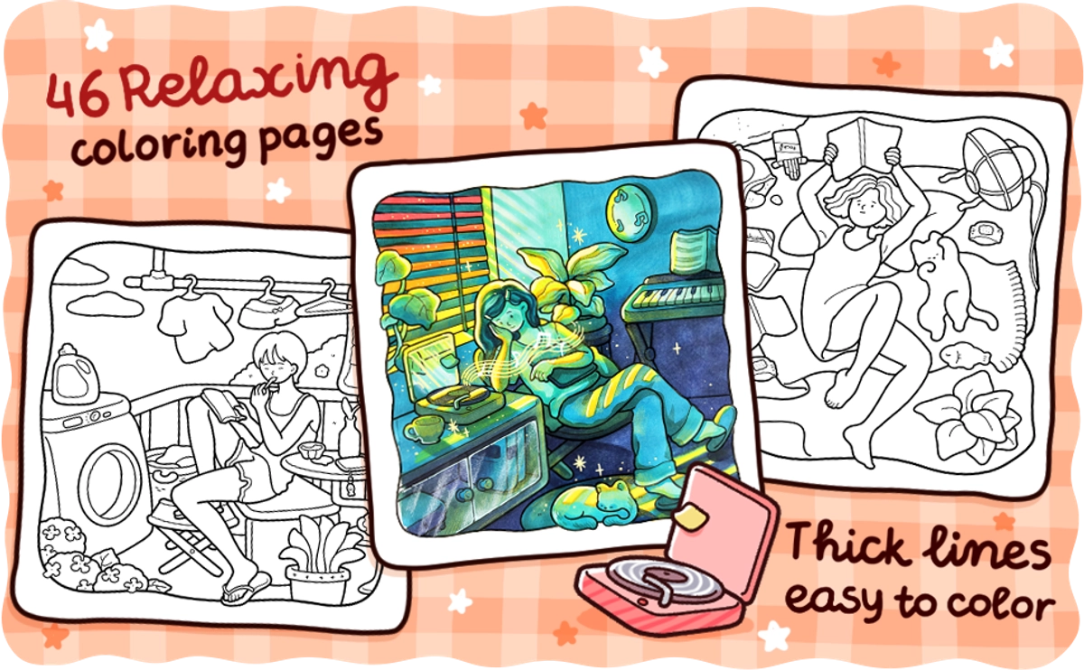 Comfort Days Coloring Book - 3