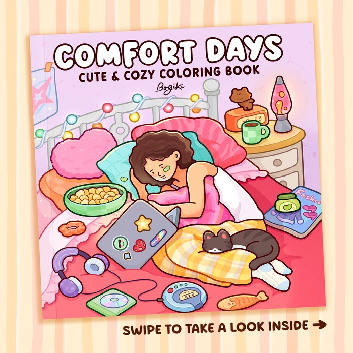 Comfort Days Coloring Book - 1