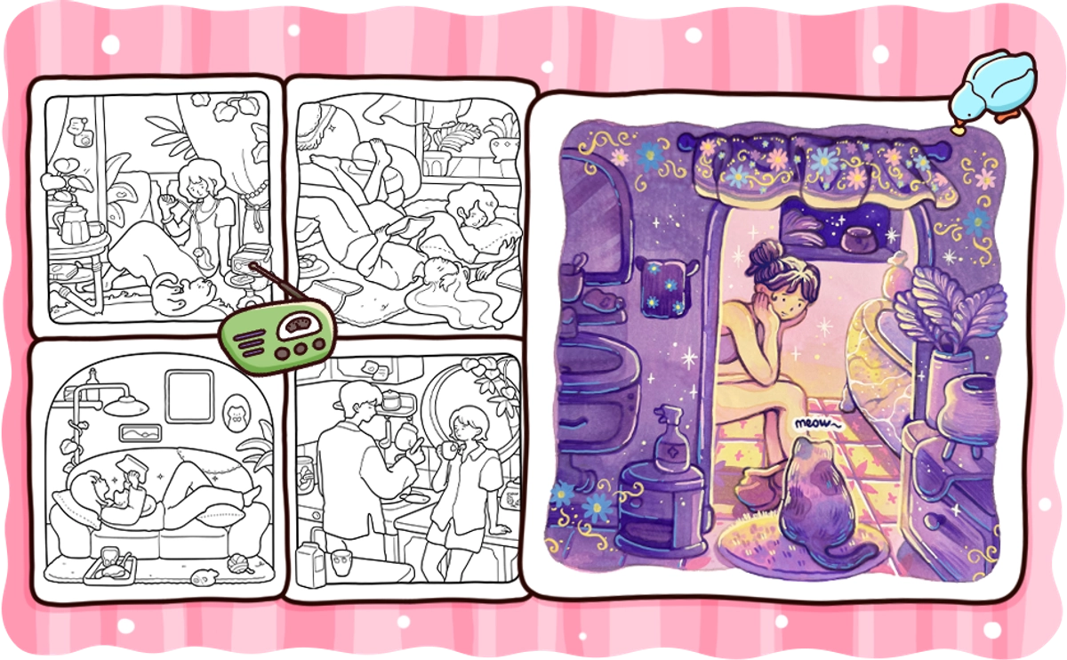 Comfort Days Coloring Book - 4