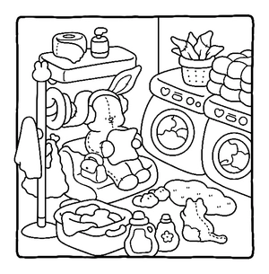 Free Fluffy Quilt Coloring Book - 4