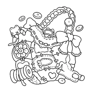 Free Fluffy Quilt Coloring Book - 5