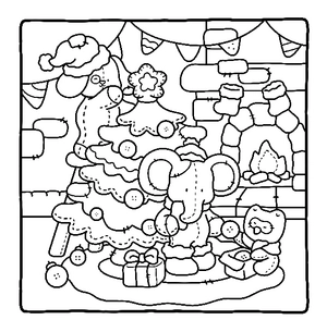 Free Fluffy Quilt Coloring Book - 7