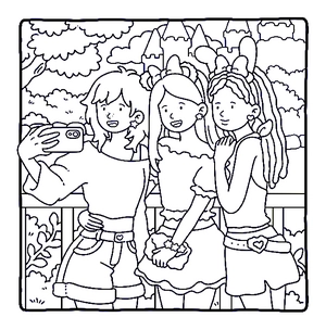 Free Girl Moments, Coloring Books For Women | Free Print Coloring Pages - 0