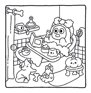 Free Spooky Cozy Coloring Book For Adults | Print free coloring pages - 0