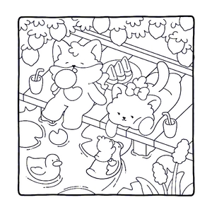 Free Fuzzy Life, Cozy Hygge Coloring Book | Free Coloring Pages for Adults - 0